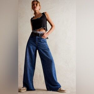 Free People Old West Slouchy Jeans     NWT